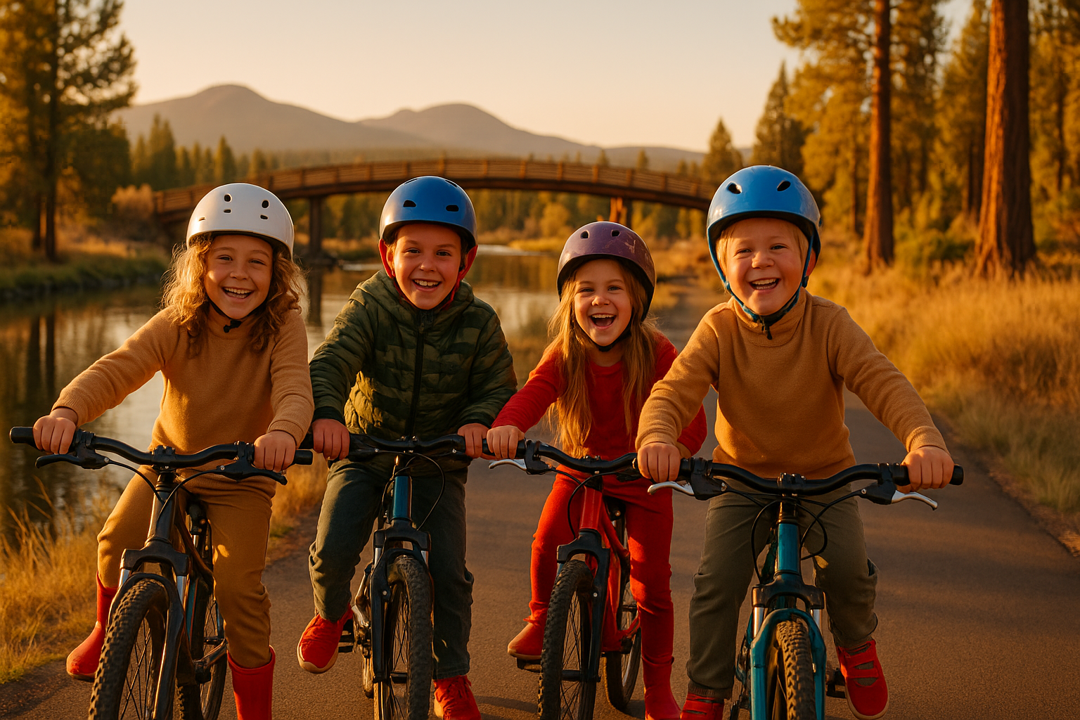 Biking trails in Sunriver